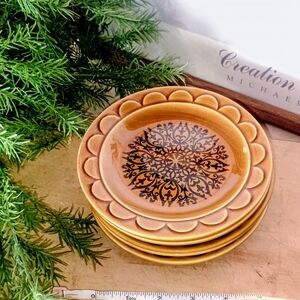 Vintage Style Brown Decorative Plates